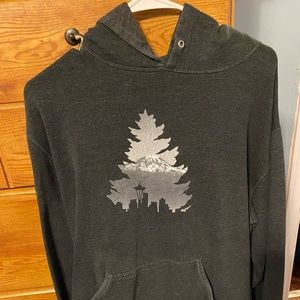 Large gray hoodie